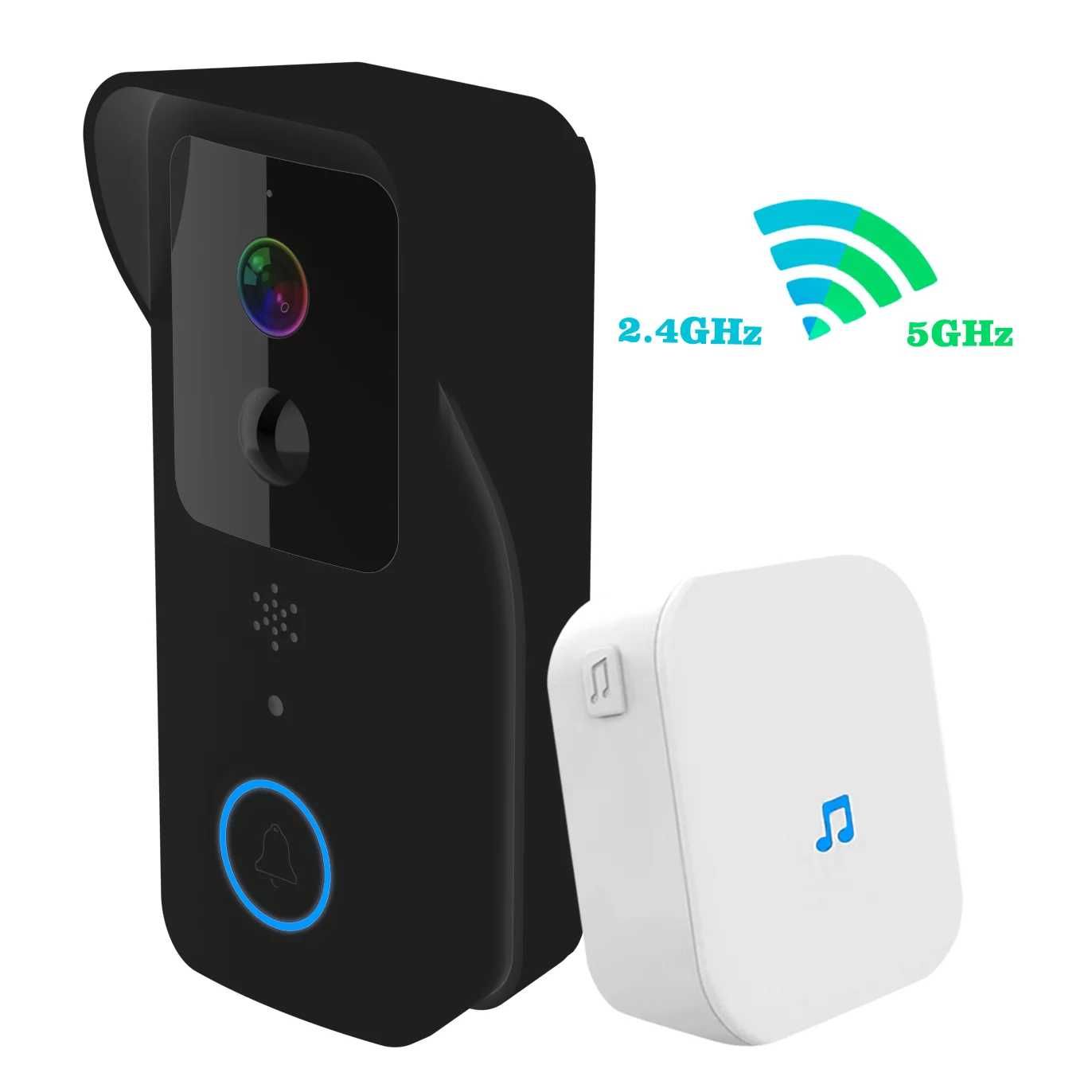 Sonerie Video Doorbell, Detectie miscare PIR, WiFi 2.4 si 5Ghz, noua