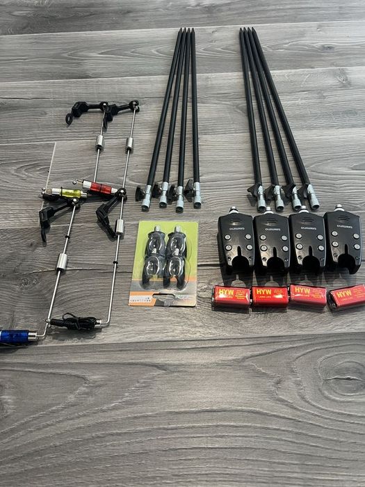 SET 4 Senzori SAIMINO + 4 Swingeri Color + 8 tije + 4 baterii + 4 Cape