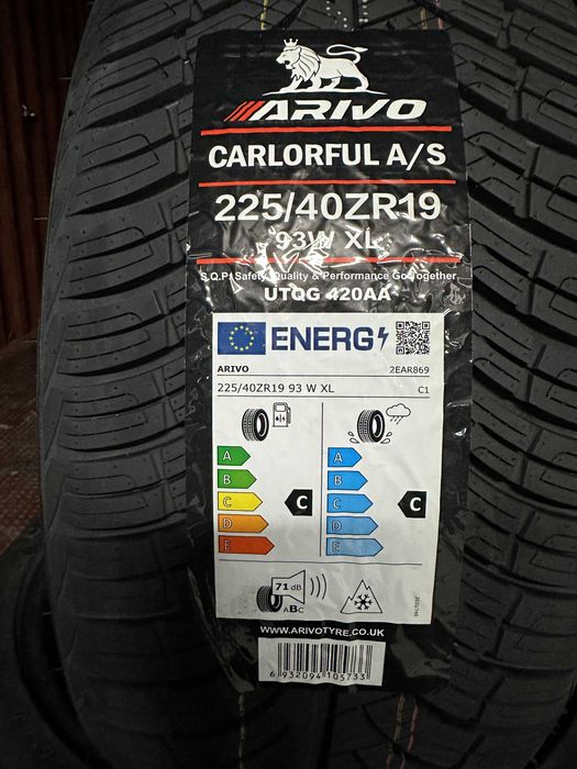 Нови всесезонни гуми ARIVO CARLORFUL A/S 225/40R19 93W XL НОВ DOT