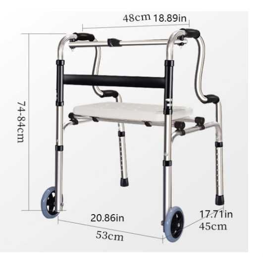 Проходилка с колела HEYOUTH, проходилка за възрастни хора