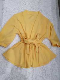 Дамска жълта блузка
