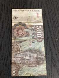 Vând bancnota 500 lei veche 1876-1957