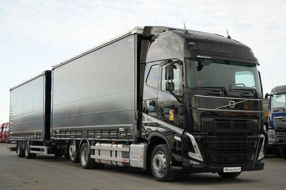 Volvo FH 500 / I-SAVE / XL / 120 M3 TANDEM TRAVEL SET / 2023 / I-PARK COOL / DOCURI SUSPENSION PENTRU CAMION / DUPA CONTRACTUL DE SERVICE GOLD