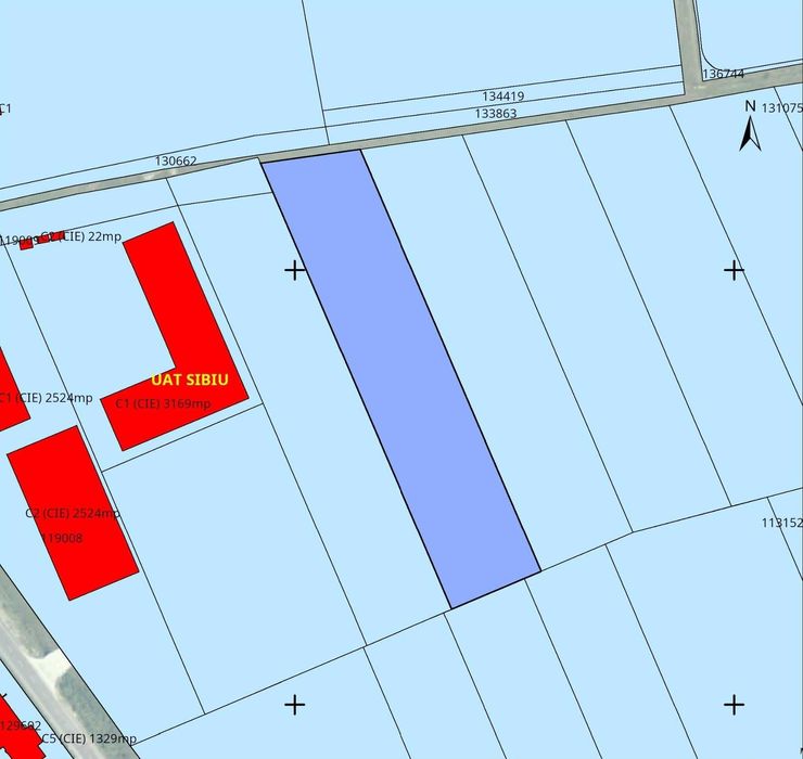 Vand teren intravilan 9.600 mp cu PUZ * Zona Industriala Vest Sibiu