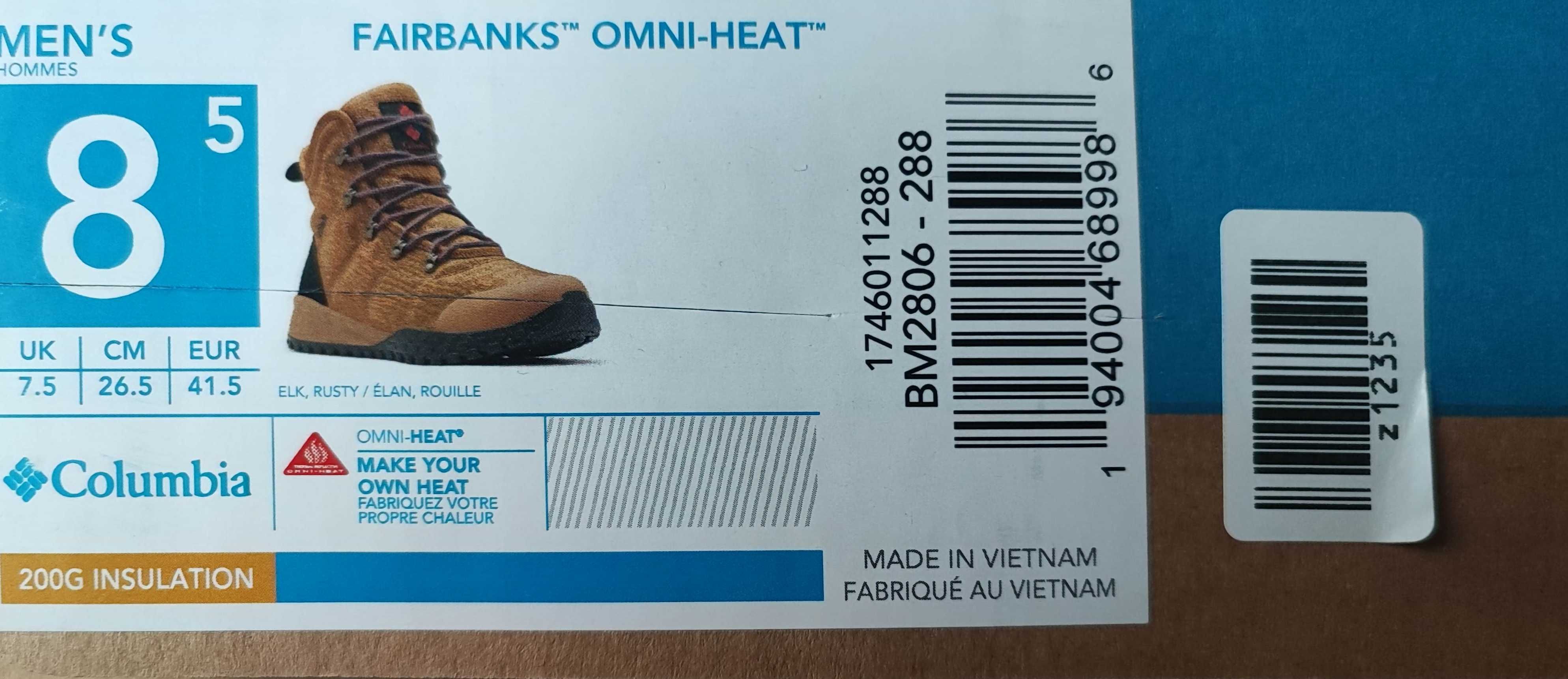 Продавам обувки COLUMBIA  Fairbanks Omni-Heat.