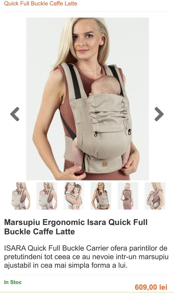 Marsupiu ergonomic Isara