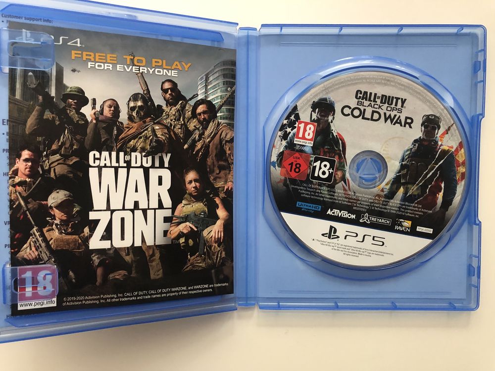 Игра за PS5 Call of duty Cold war