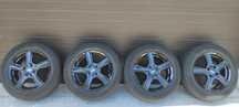 Jante aliaj negre 4x108 R16 Ford Peugeot Citroen anvelope 205/60/16