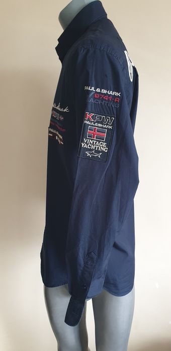 Paul & Shark KIPAWA Cotton Mens Size 40 / M  ОРИГИНАЛ! Мъжка Риза!