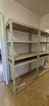 Raft metalic cu 5 polite, cadru otel galvanizat, polita MDF