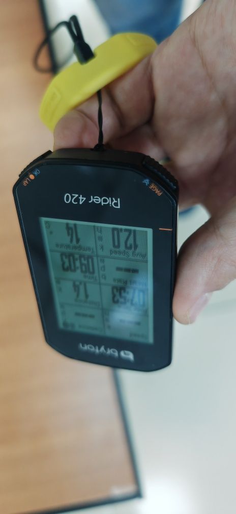 Велокомпьютер Bryton Rider 420 GPS - Как новый!