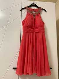 Rochie rosu coral