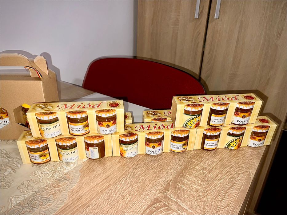 Miere cu aloe,tincturi propolis/polen