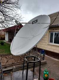 Спутниковая антенна и телевизор лж