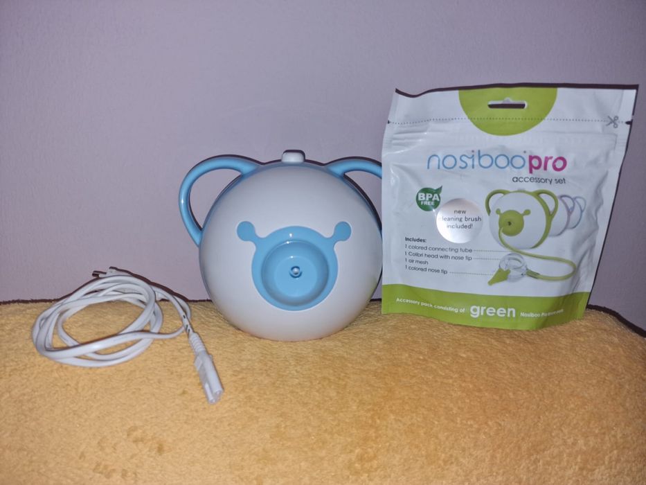 Aspirator nazal electric Nosiboo Pro, Albastru