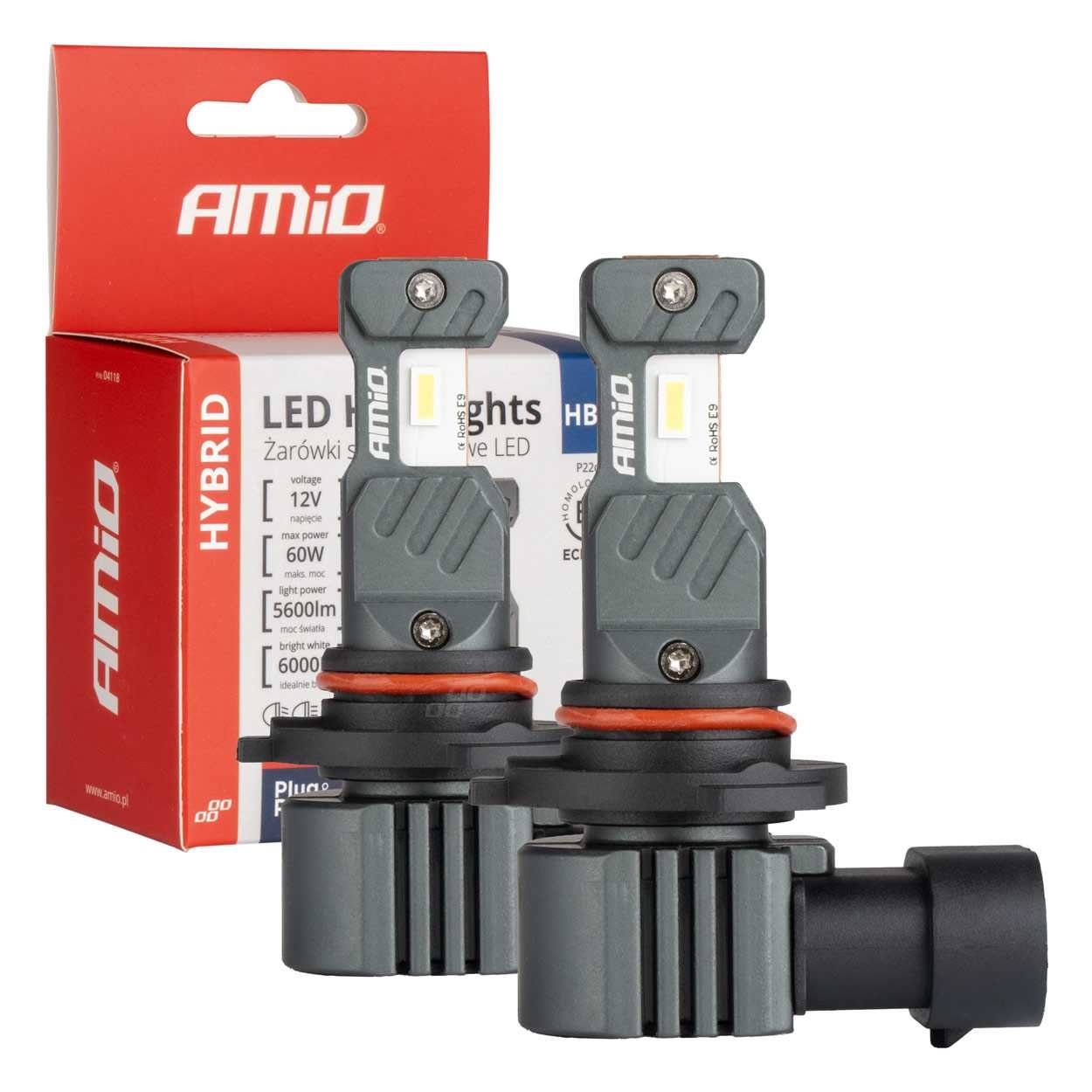 LED крушки HB4 AMIO HYBRID Лед крушка Canbus 60W, 6000K