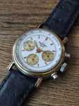 Paul picot 18k gold and steel lemania 1873