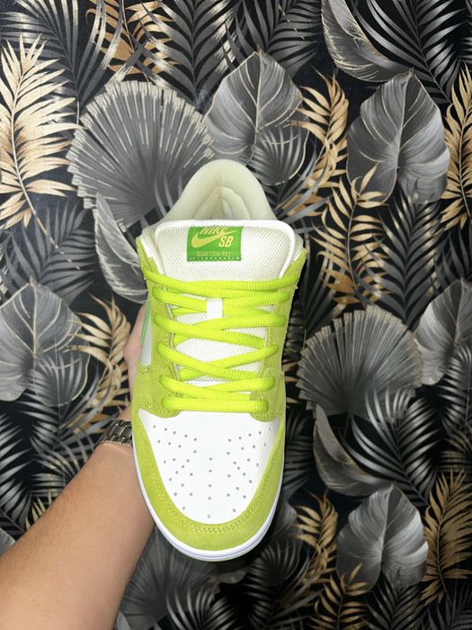 nike dunk green apple