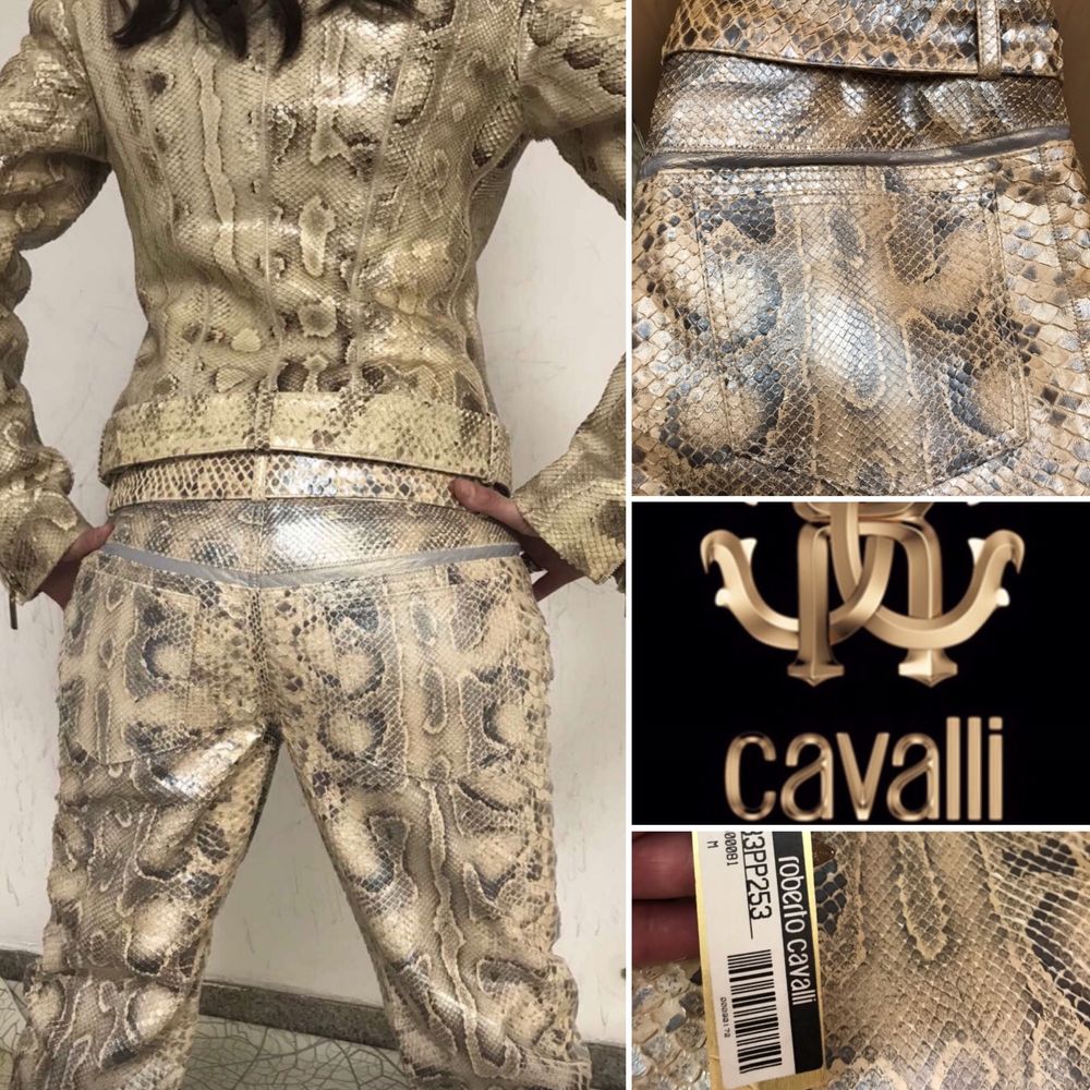 Roberto Cavalli Real Python ,Оригинален, НЕ ПРИНТ, 2840euro