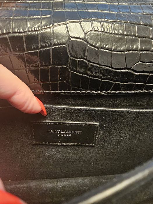 Medium sunset croc Saint Laurent