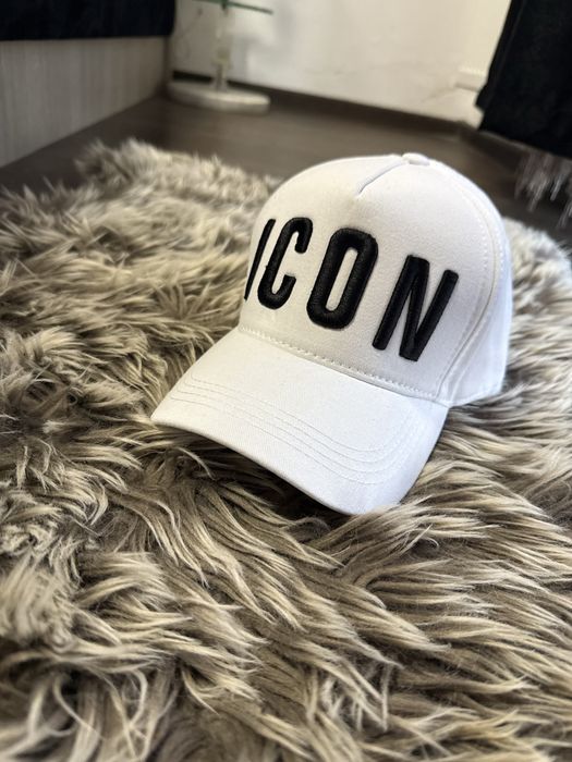 Sapca Dsquared2 Icon alba Premium