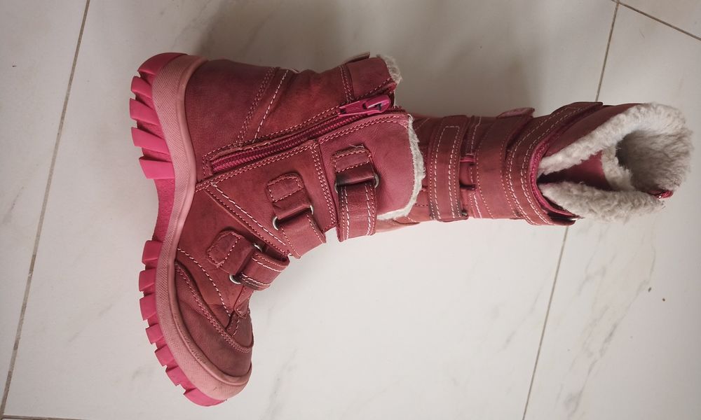 Ghete inalte fetita Lasocki Kids marimea 28 rosii