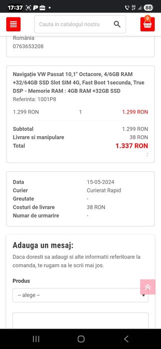 Navigatie android Passat B7