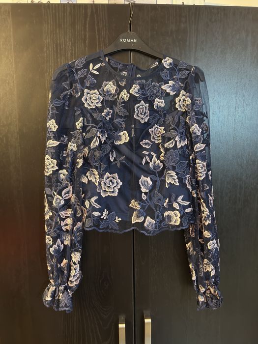 Bluza dantela si fusta lunga