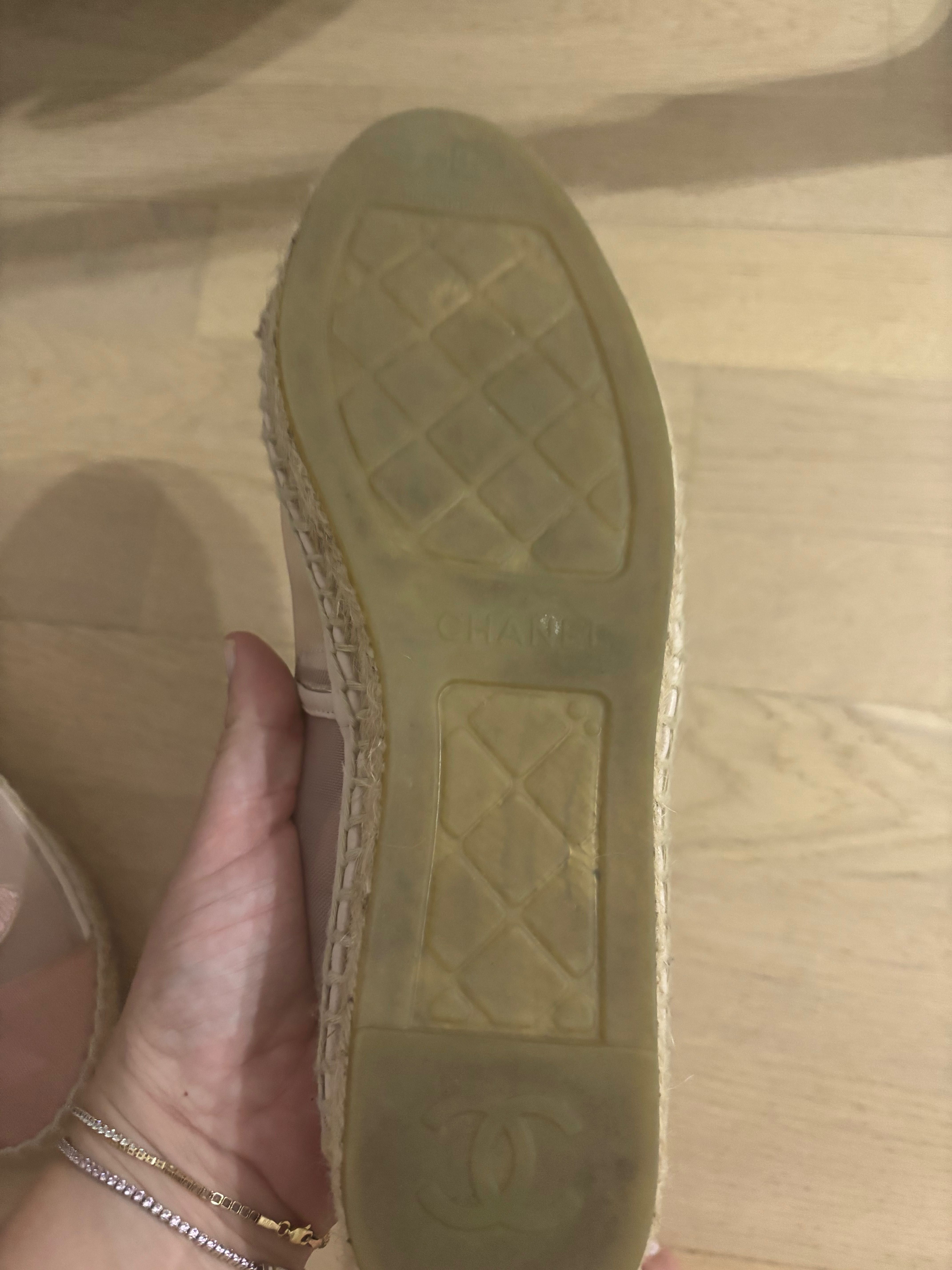 Espadrile Chanel, marime 38