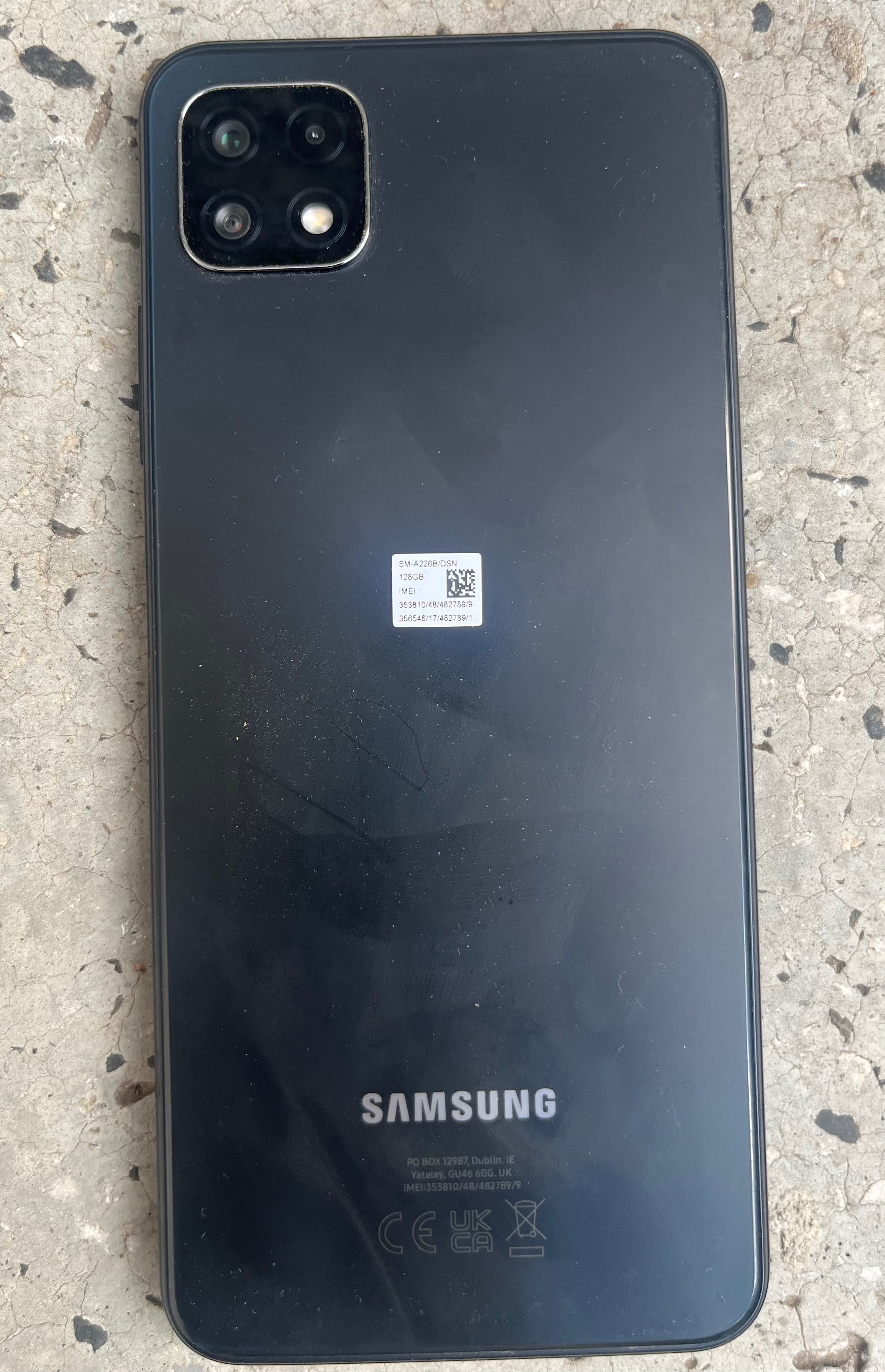Samsung A22 128 GB +кейс и зарядно