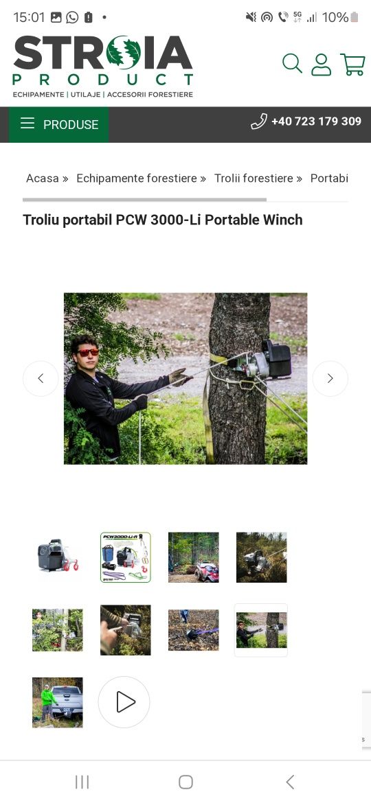 Troliu Portabil PCW 3000