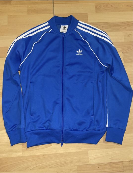 bluza adidas albastra