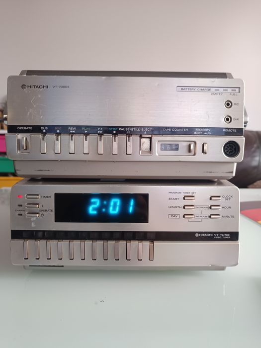 Hitachi  VT7000E si VT-TU70E vhs video si video tuner