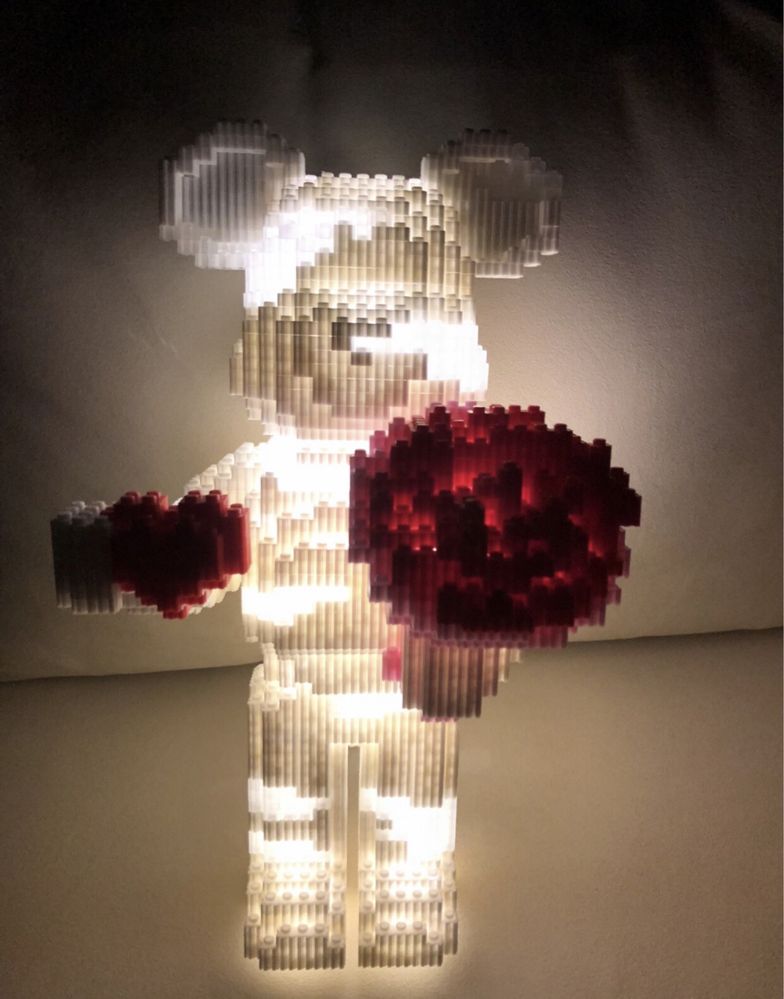 Лего-цветы , Декоративные розы, Лего-мишки