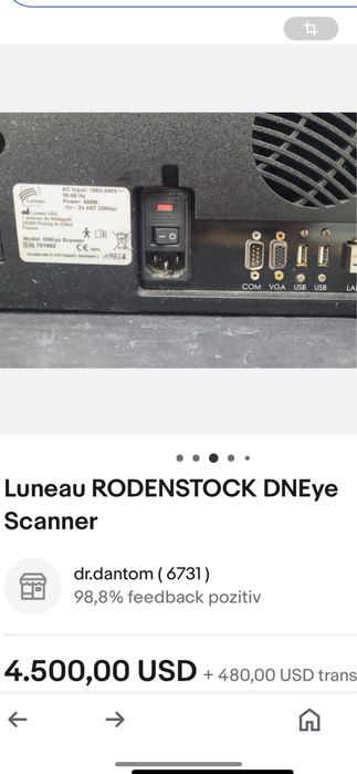 Se vinde pr cabinete private de oftalmologie