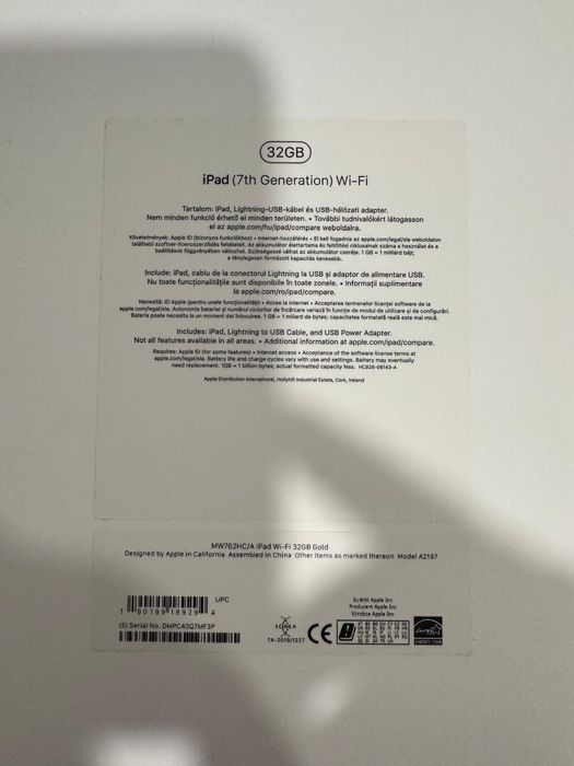 IPad (7 th generation) wi-fi, husa originala si apple pen incjluse
