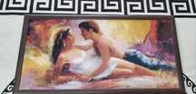 Tablou de interior,pictat