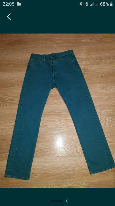 Мужские фирменные джинсы Levi's размер 32/32