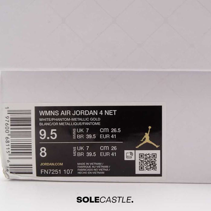 Nike Air Jordan 4 Retro 'Net White'