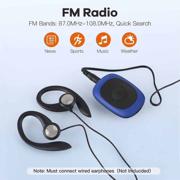 MP3 плейър с FM разбъркване