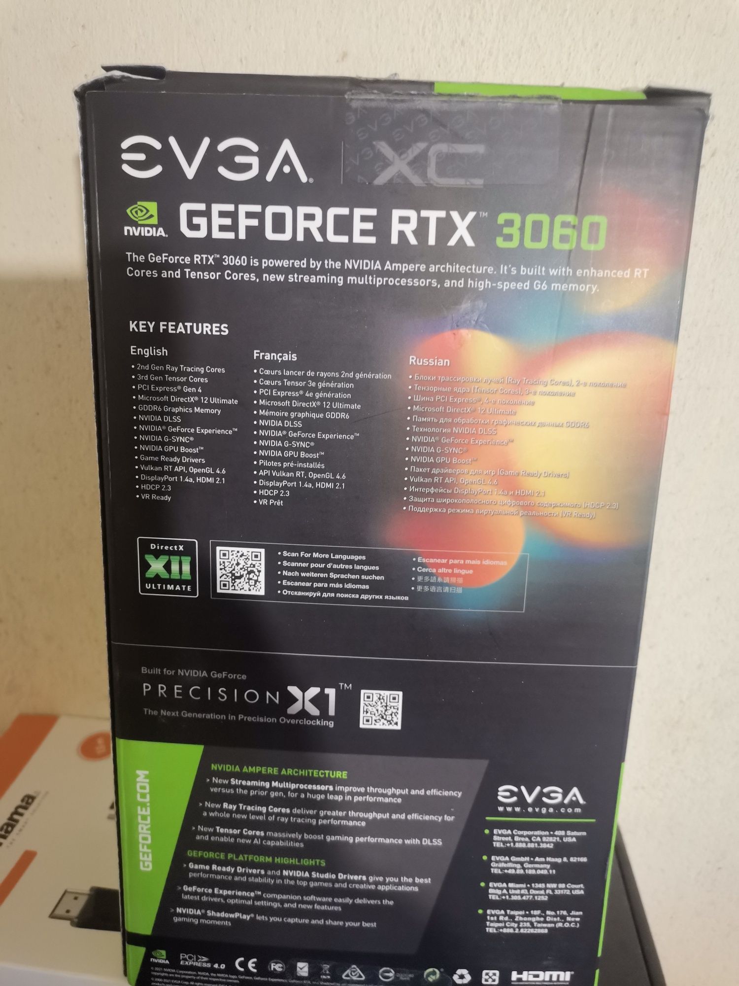 Evga RTX 3060  чисто нова