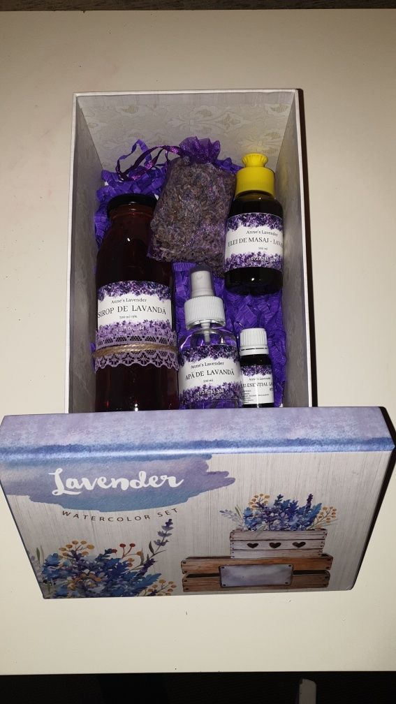 Set cadou produse din lavanda