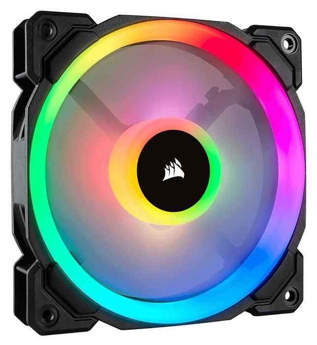 Ventilator Corsair LL120 RGB,120mm,Dual Light Loop RGB LED,PWM,sigilat