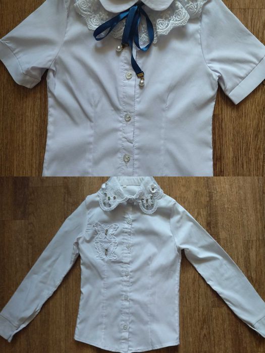 Блузка школьная 5-6 лет