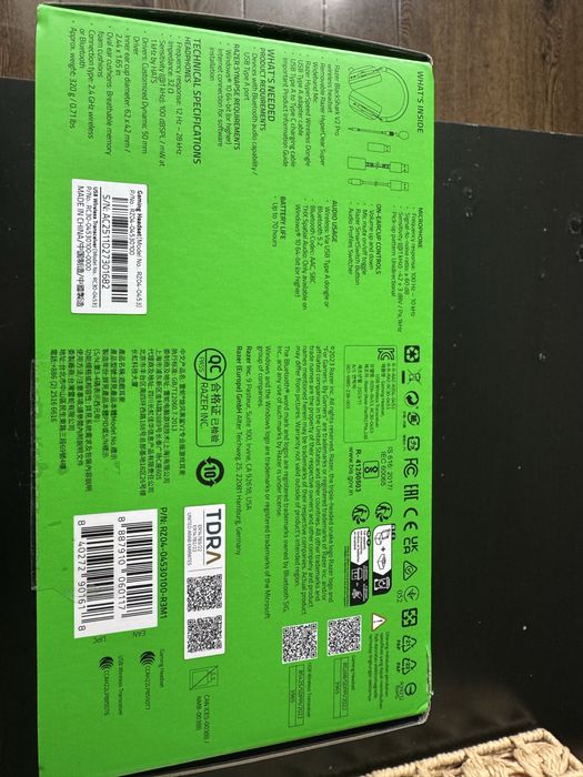 Casti Gaming Razer Blackshark V2 Pro Black 2023