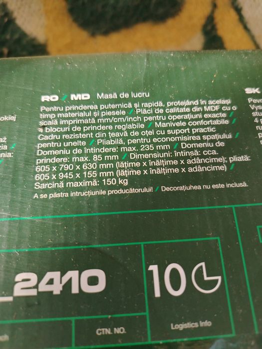 Masa, banc de lucru nou