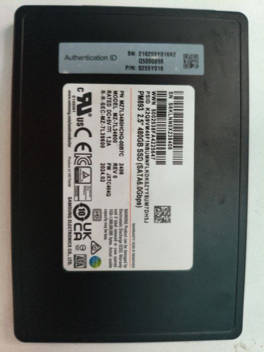 Ssd диск  480 gb Samsung