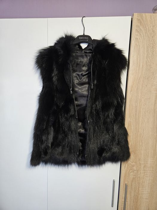 Черен елек от лисица