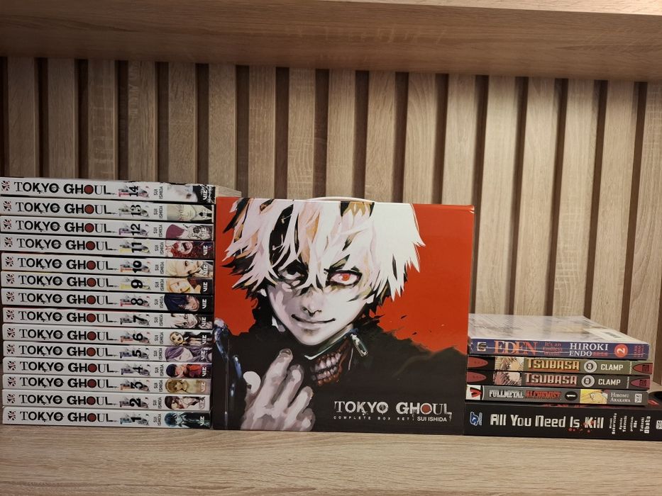 Manga Tokyo Ghoul Box Set, All You Need Is Kill, Fullmetal Alchemist