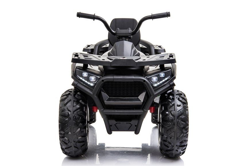 ATV electric pentru copii BJ607 12V 90W cu Scaun Tapitat #Negru